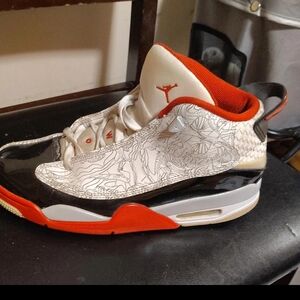 Jordan Sneakers in Black, White, and Red
